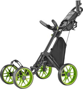 Best Golf Push Cart CaddyTek 4 Wheel