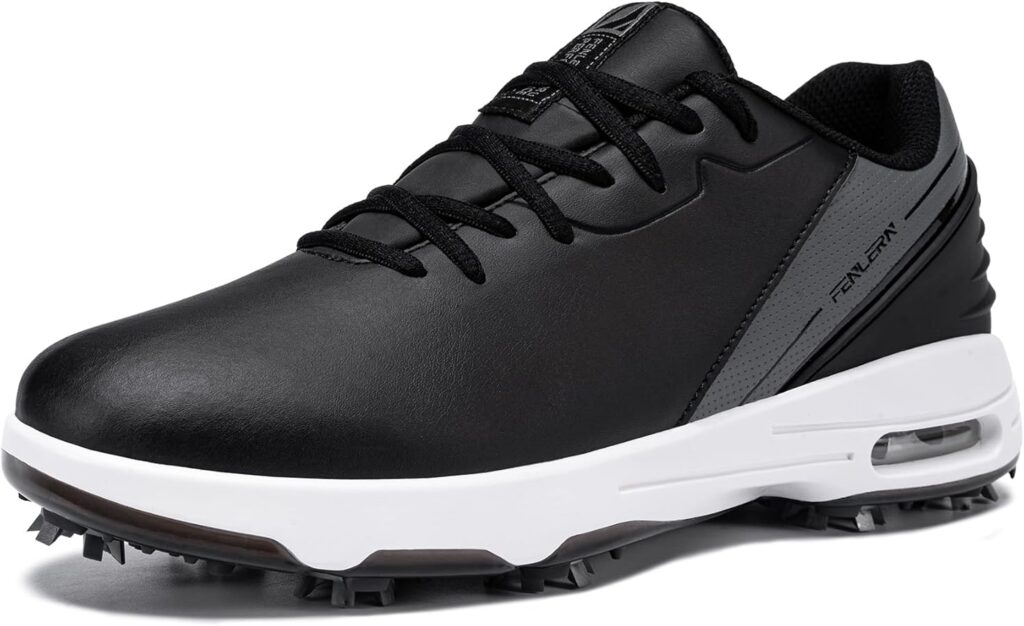 FENLERN Men's Golf Spiked Shoes