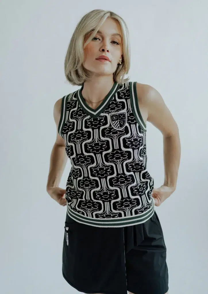 Fore All Women’s Jen Sweater Vest with Patch