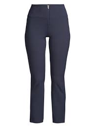 Greyson Amber Bonded Stretch Straight Crop Pants