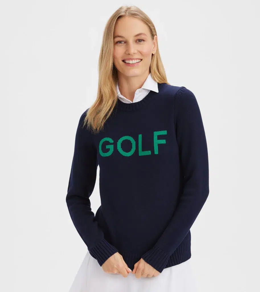 Renwick Golf Sweater – Navy